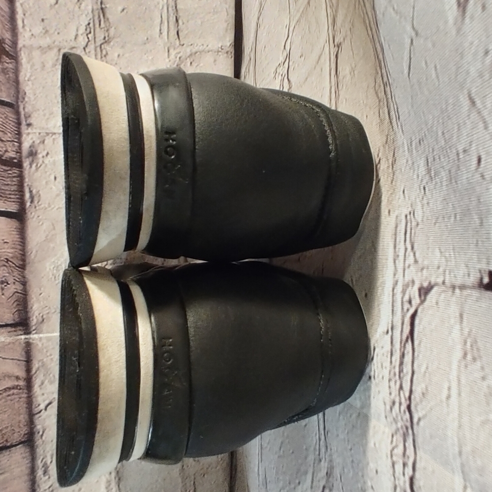 Hogan Platform Black Silver Sneakers 37 - Picture 13 of 16